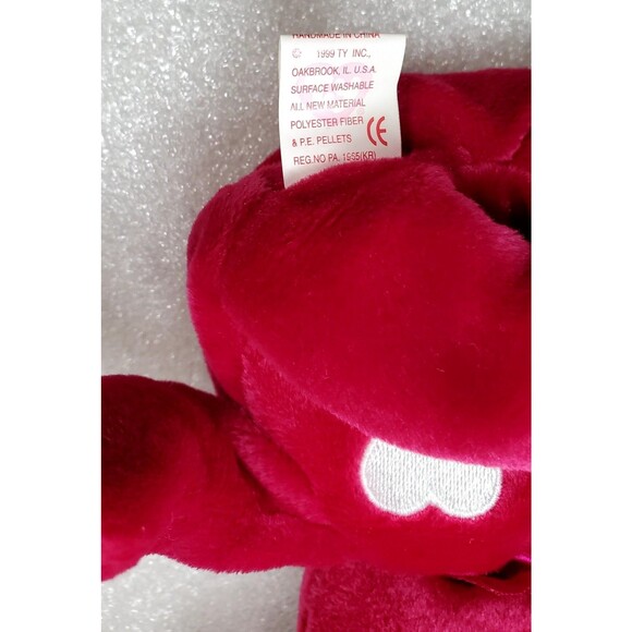 Vintage Original TY Beanie Babies Valentina The Bear 1998 W/ Errors ~ See Photos - Picture 6 of 9